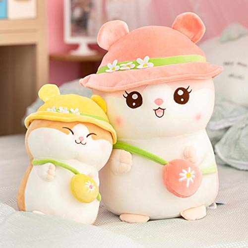 Kawaii Cute Hamster Plush Soft Toy with Hat & Sling Bag