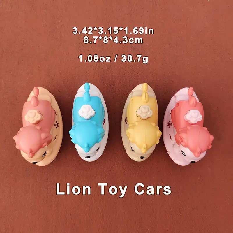 Lion Press & Go Toy Car for Kids