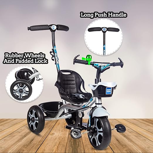 Mee Mee Kids Tricycle with Parent Push Handle & Storage Basket