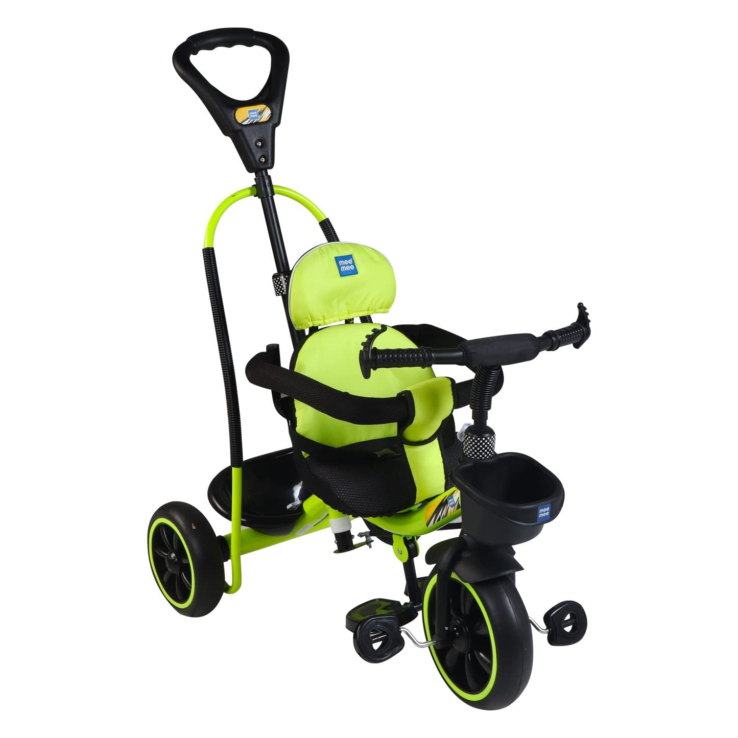 Mee Mee Premium Kids Tricycle with Parent Push Handle & Safety Seat