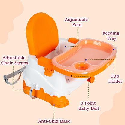 Mee Mee Foldable Booster Seat With Feeding Tray
