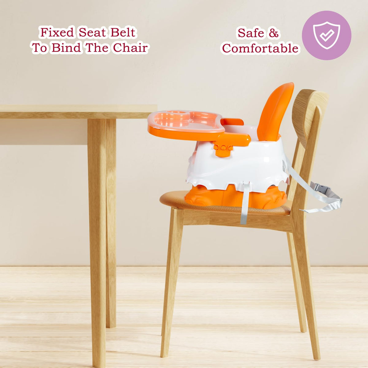 Mee Mee Foldable Booster Seat With Feeding Tray