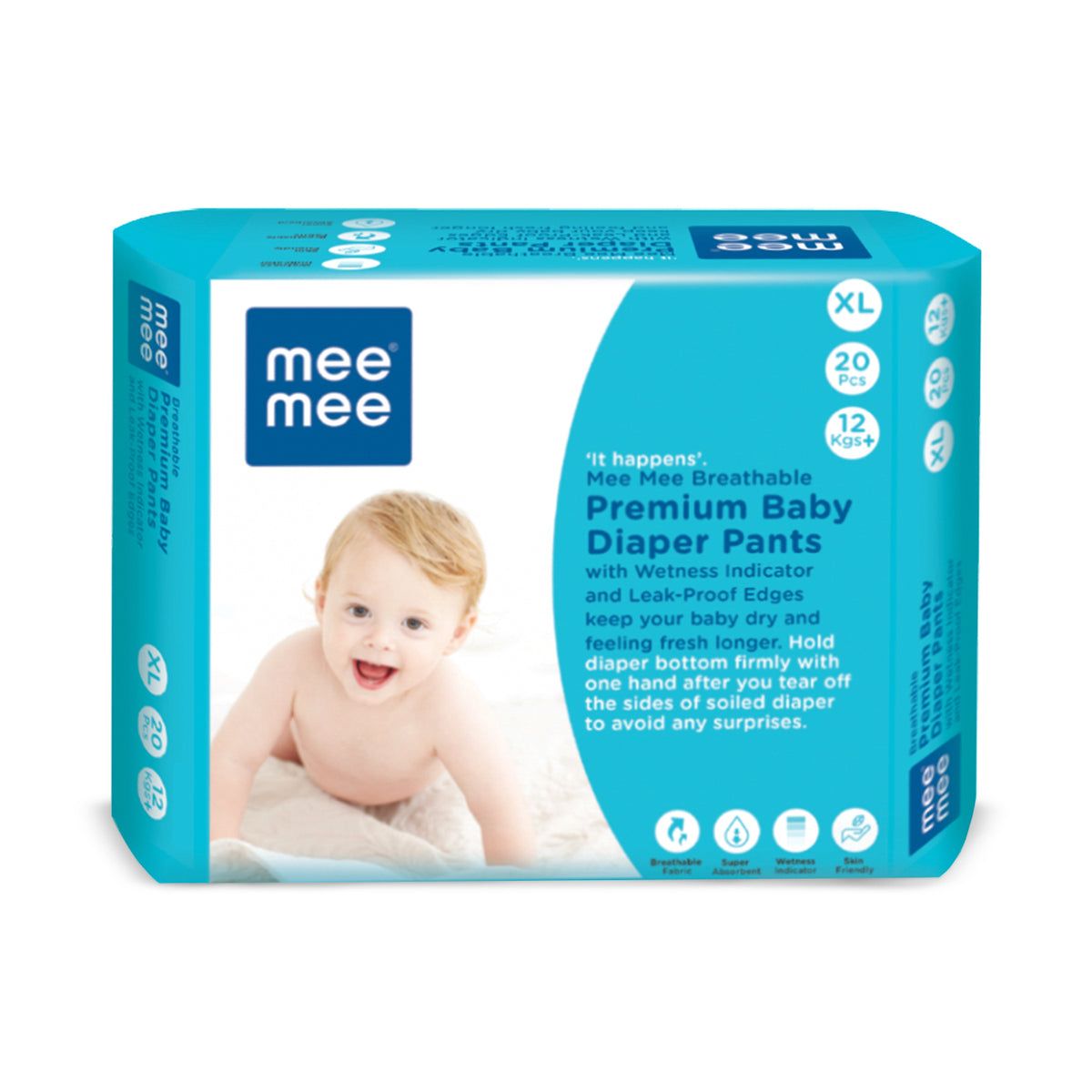 Mee Mee Breathable Premium Baby Diaper Pants @ Buy 2 Get 1