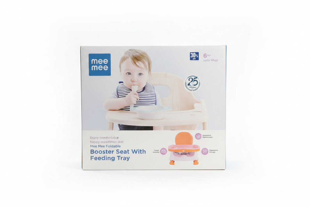 Mee Mee Foldable Booster Seat With Feeding Tray