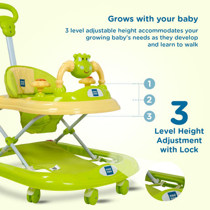 Mee Mee Baby Walker with Music & Push Handle