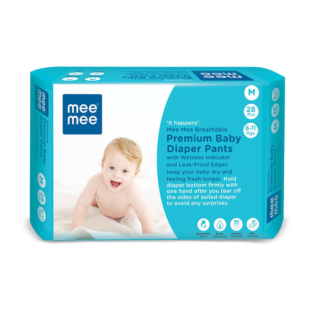 Mee Mee Breathable Premium Baby Diaper Pants @ Buy 2 Get 1