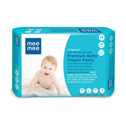 Mee Mee Breathable Premium Baby Diaper Pants @ Buy 2 Get 1