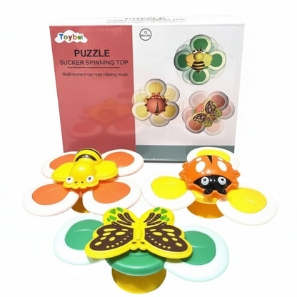 Puzzle Sucker Spinning Top Toy for Kids