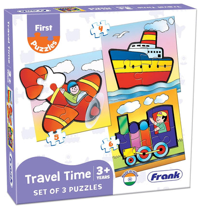 Frank Travel Time First Puzzle Set for Kids – Set of 3