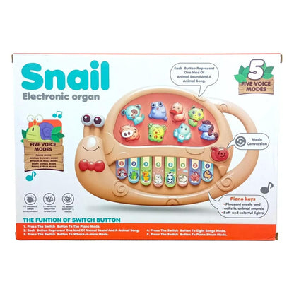 Snail Electronic Organ Toy for Kids