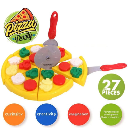 Kids Pizza Cutting Play Set