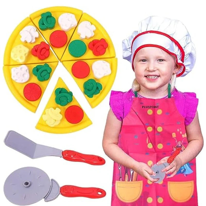 Kids Pizza Cutting Play Set