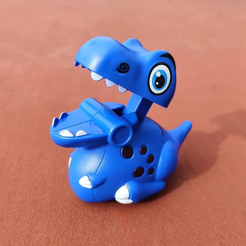 Blue Cartoon Dinosaur Press & Go Toy for Kids