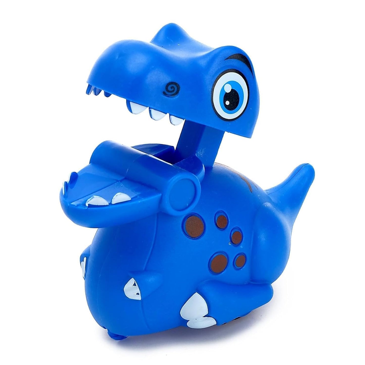 Blue Cartoon Dinosaur Press & Go Toy for Kids