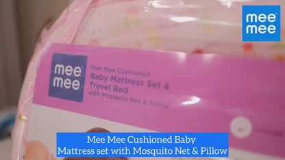 Mee Mee Baby Carry Nest & Lounger Set with Mosquito Net & Pillow