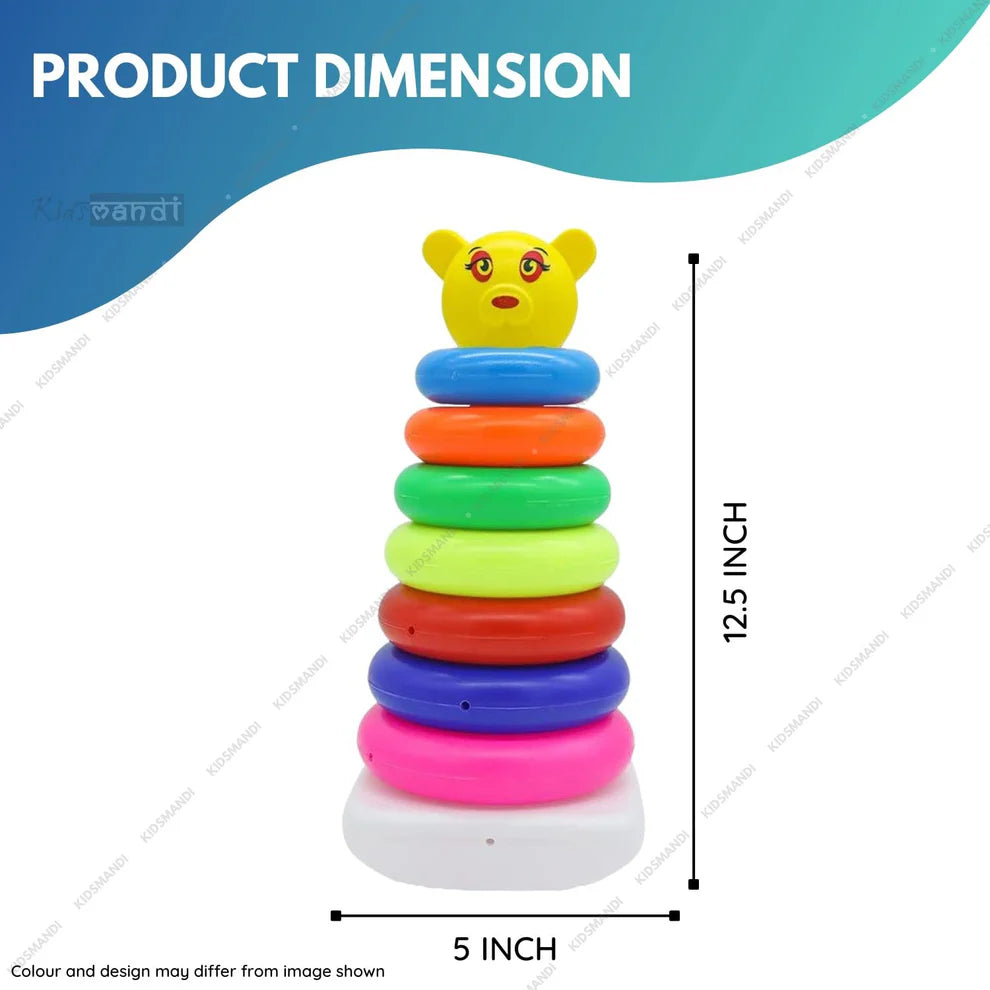 Coloring Stacking Teddy Rings Toys