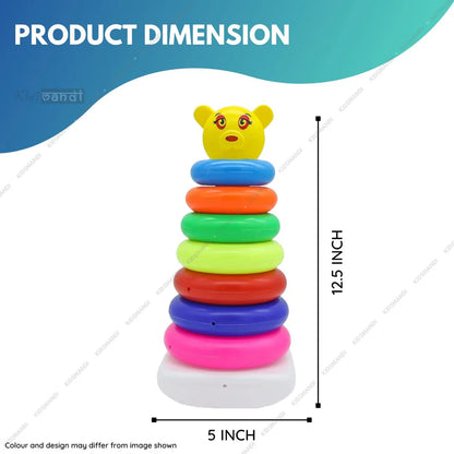 Coloring Stacking Teddy Rings Toys