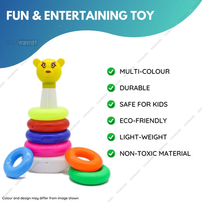 Coloring Stacking Teddy Rings Toys