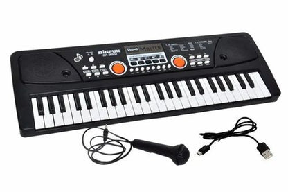 Bigfun GY-530A1 Electronic Keyboard Piano with Microphone for Kids
