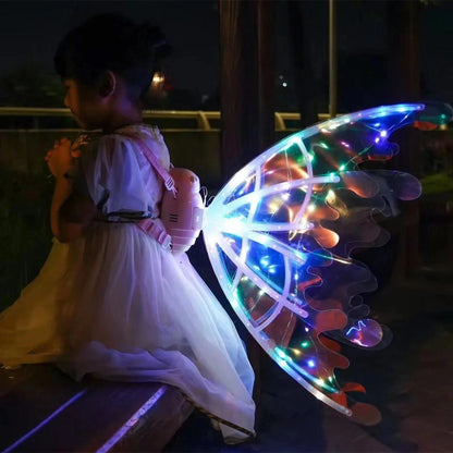 Dream Princess LED Butterfly Wings for Kids – Musical Light-Up Fairy Wings