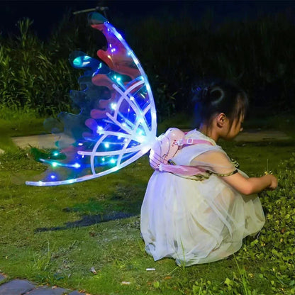 Dream Princess LED Butterfly Wings for Kids – Musical Light-Up Fairy Wings