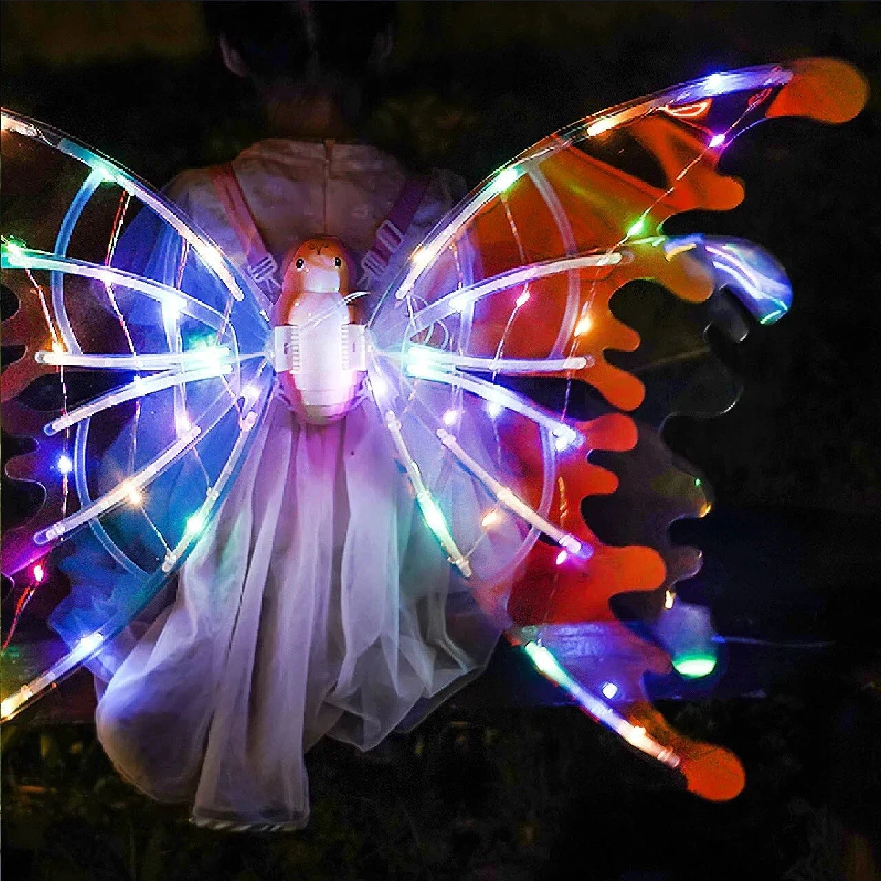 Dream Princess LED Butterfly Wings for Kids – Musical Light-Up Fairy Wings