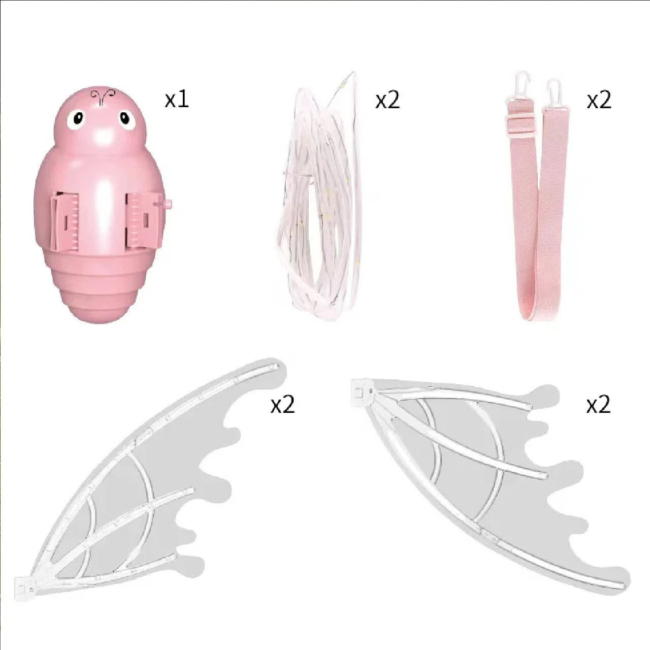 Dream Princess LED Butterfly Wings for Kids – Musical Light-Up Fairy Wings